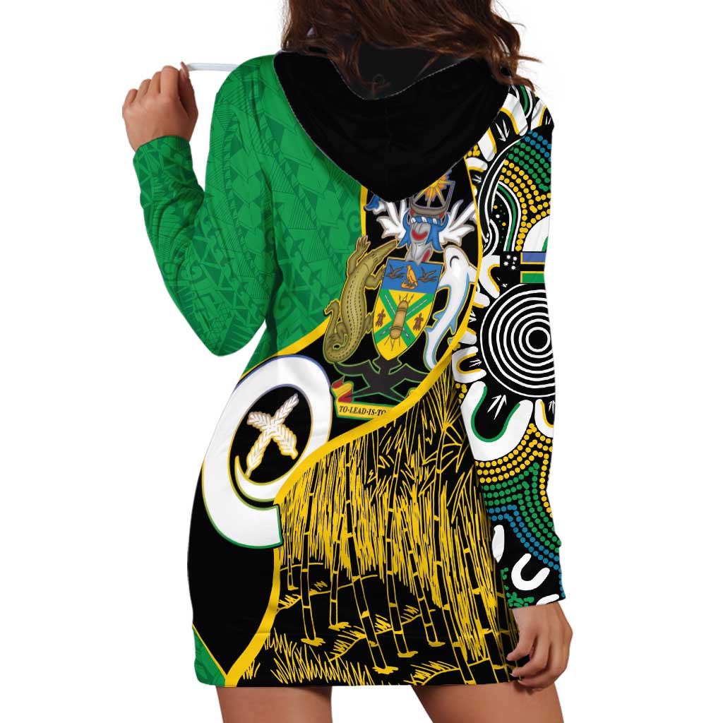 Australian South Sea Islanders National Recognition Day Hoodie Dress Solomon Islands And Vanuatu Culture LT14 - Polynesian Pride