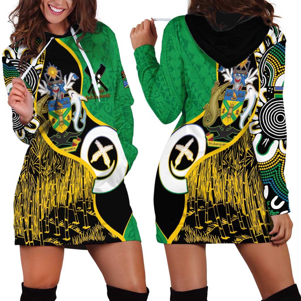 Australian South Sea Islanders National Recognition Day Hoodie Dress Solomon Islands And Vanuatu Culture LT14 - Polynesian Pride