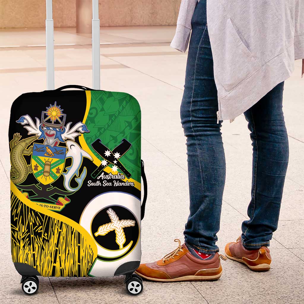 Australian South Sea Islanders National Recognition Day Luggage Cover Solomon Islands And Vanuatu Culture