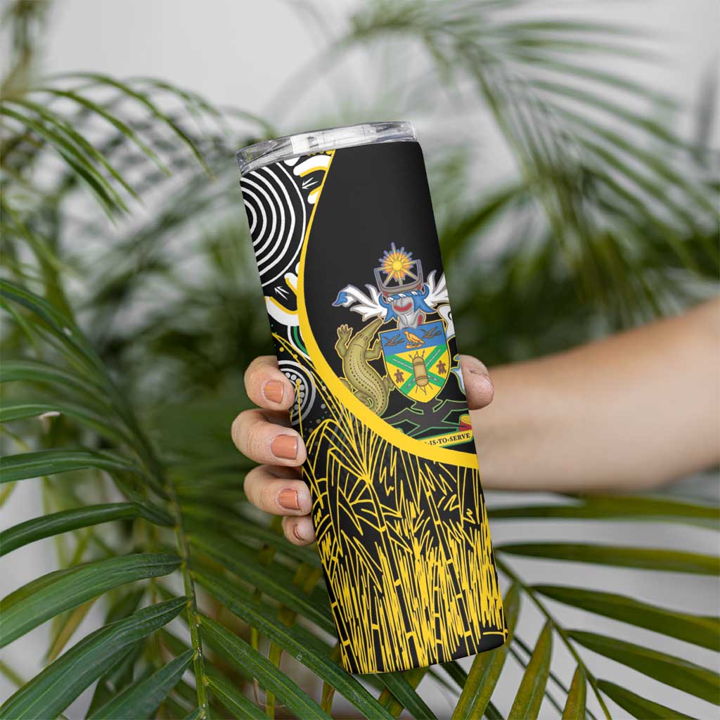 Australian South Sea Islanders National Recognition Day Skinny Tumbler Solomon Islands And Vanuatu Culture LT14 - Polynesian Pride