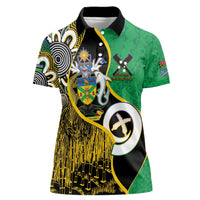 Australian South Sea Islanders National Recognition Day Women Polo Shirt Solomon Islands And Vanuatu Culture LT14 Female Black - Polynesian Pride