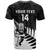 Custom New Zealand Silver Fern Rugby T Shirt All Black Go Champions Maori Pattern LT14