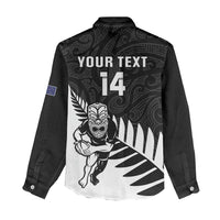 Personalised New Zealand Silver Fern Rugby Women Casual Shirt All Black Go Champions Maori Pattern LT14 - Polynesian Pride