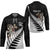 Personalised New Zealand Darts Hockey Jersey Silver Fern Aotearoa Maori Pattern - Polynesian Pride