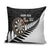 Personalised New Zealand Darts Pillow Cover Silver Fern Aotearoa Maori Pattern - Polynesian Pride