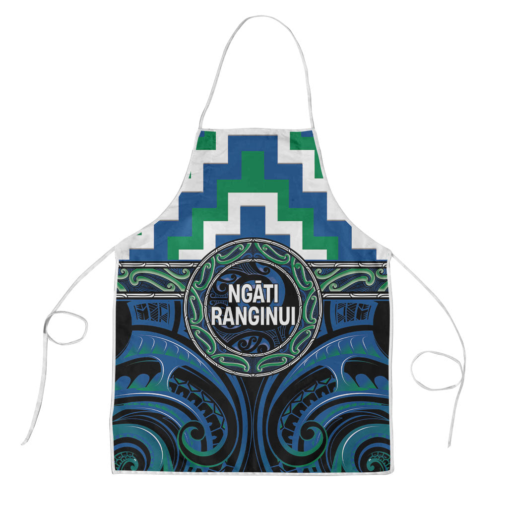 Aotearoa Ngati Ranginui Apron Maori Iwi Poutama Puhoro Tattoo LT14 Green - Polynesian Pride