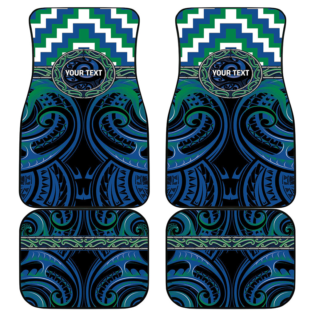 Aotearoa Ngati Ranginui Personalised Car Mats Maori Iwi Poutama Puhoro Tattoo LT14 - Polynesian Pride