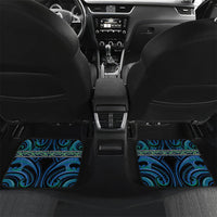 Aotearoa Ngati Ranginui Personalised Car Mats Maori Iwi Poutama Puhoro Tattoo LT14 Set 2pcs - Back Green - Polynesian Pride