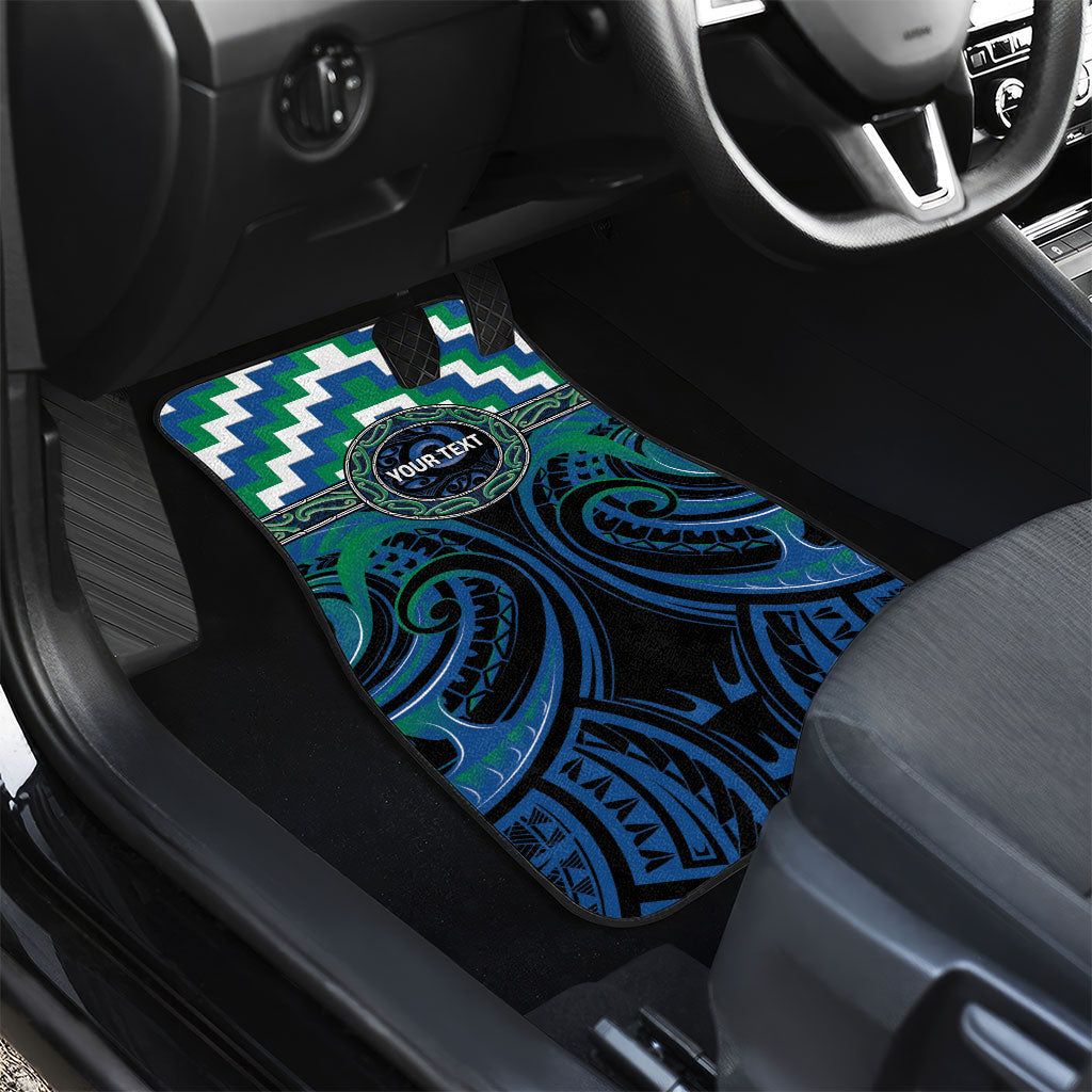 Aotearoa Ngati Ranginui Personalised Car Mats Maori Iwi Poutama Puhoro Tattoo LT14 - Polynesian Pride