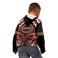 Aotearoa Tapuika Personalised Kid Hoodie Maori Iwi Poutama Puhoro Tattoo LT14 - Polynesian Pride
