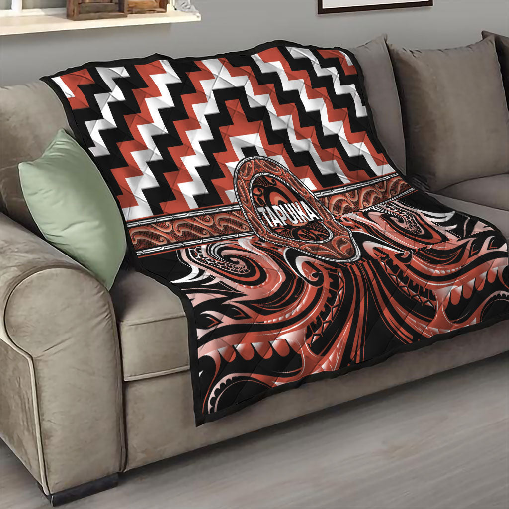 Aotearoa Tapuika Quilt Maori Iwi Poutama Puhoro Tattoo LT14 - Polynesian Pride