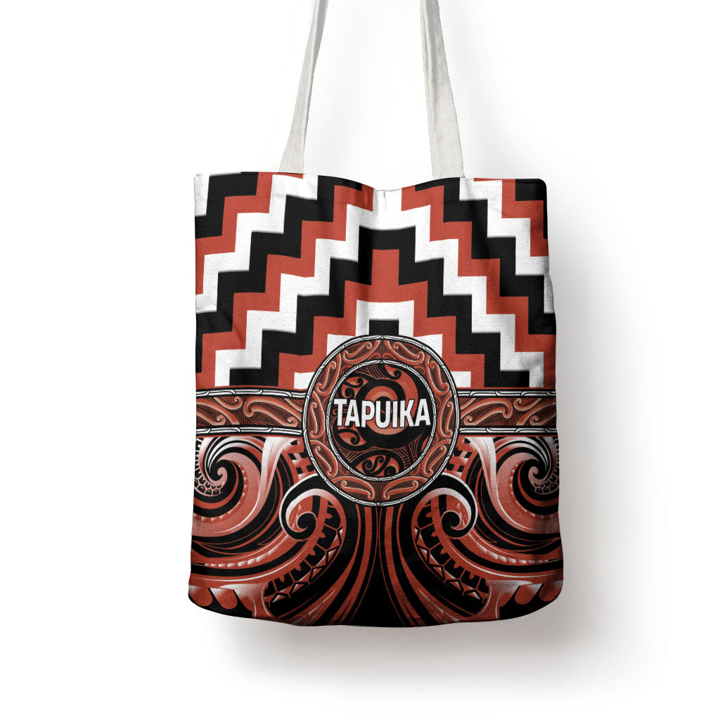 Aotearoa Tapuika Tote Bag Maori Iwi Poutama Puhoro Tattoo LT14 - Polynesian Pride