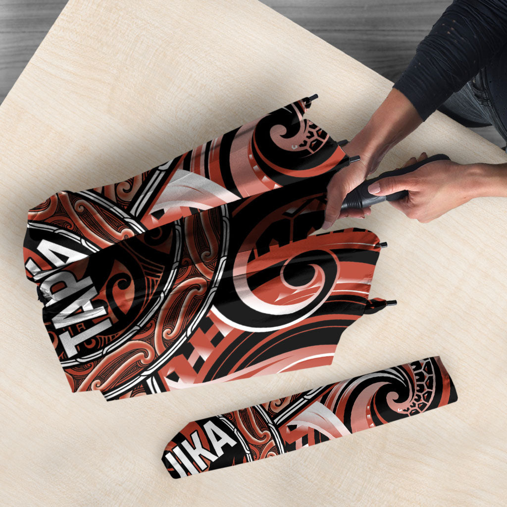 Aotearoa Tapuika Umbrella Maori Iwi Poutama Puhoro Tattoo LT14 - Polynesian Pride