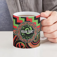 Aotearoa Ngati Maru Personalised Ceramic Mug Maori Iwi Poutama Puhoro Tattoo LT14 - Polynesian Pride