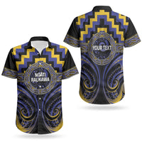 Aotearoa Ngati Raukawa Personalised Couples Matching Summer Maxi Dress and Hawaiian Shirt Maori Iwi Poutama Puhoro Tattoo LT14 - Polynesian Pride
