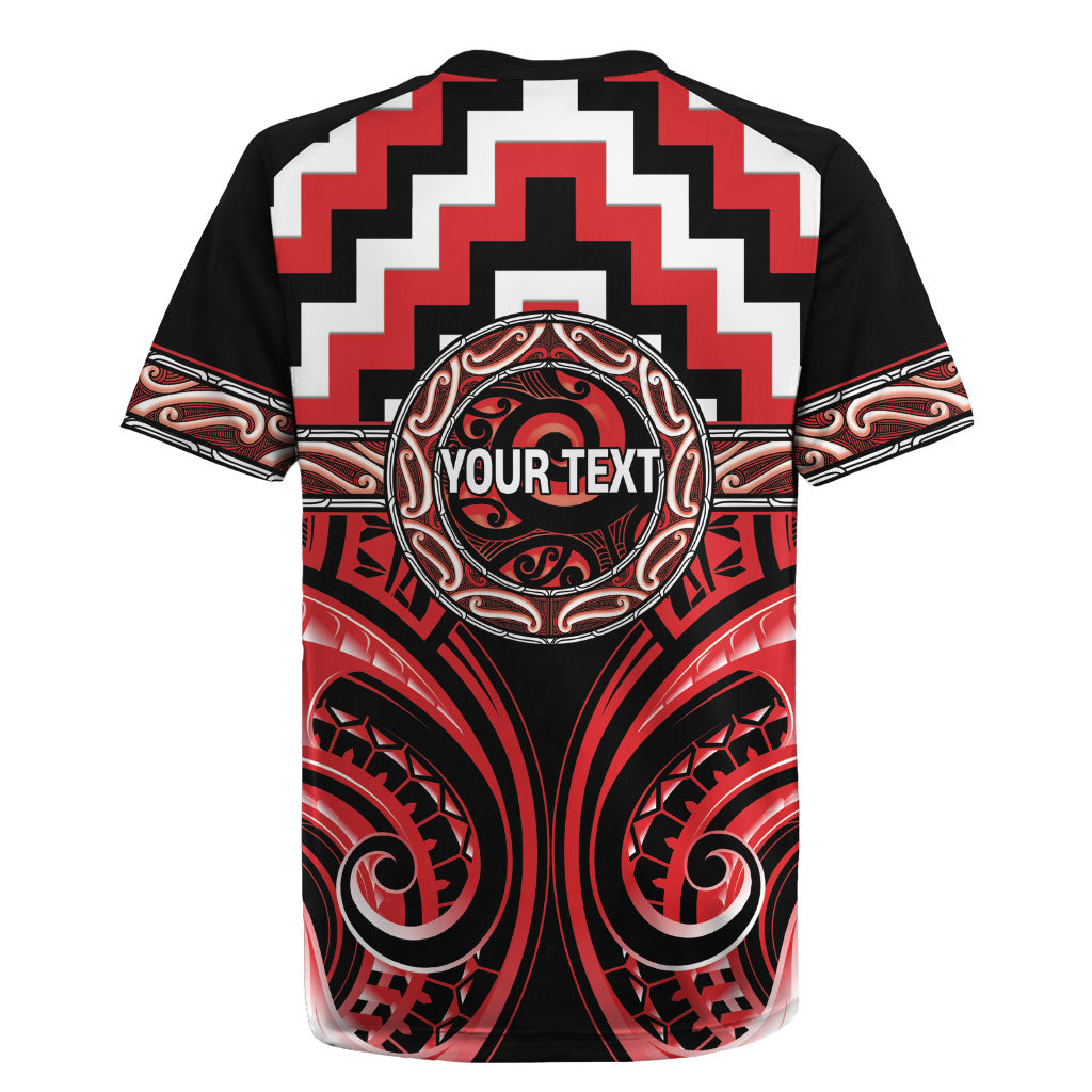 Aotearoa Ngati Toa Personalised Rugby Jersey Maori Iwi Poutama Puhoro Tattoo LT14 - Polynesian Pride