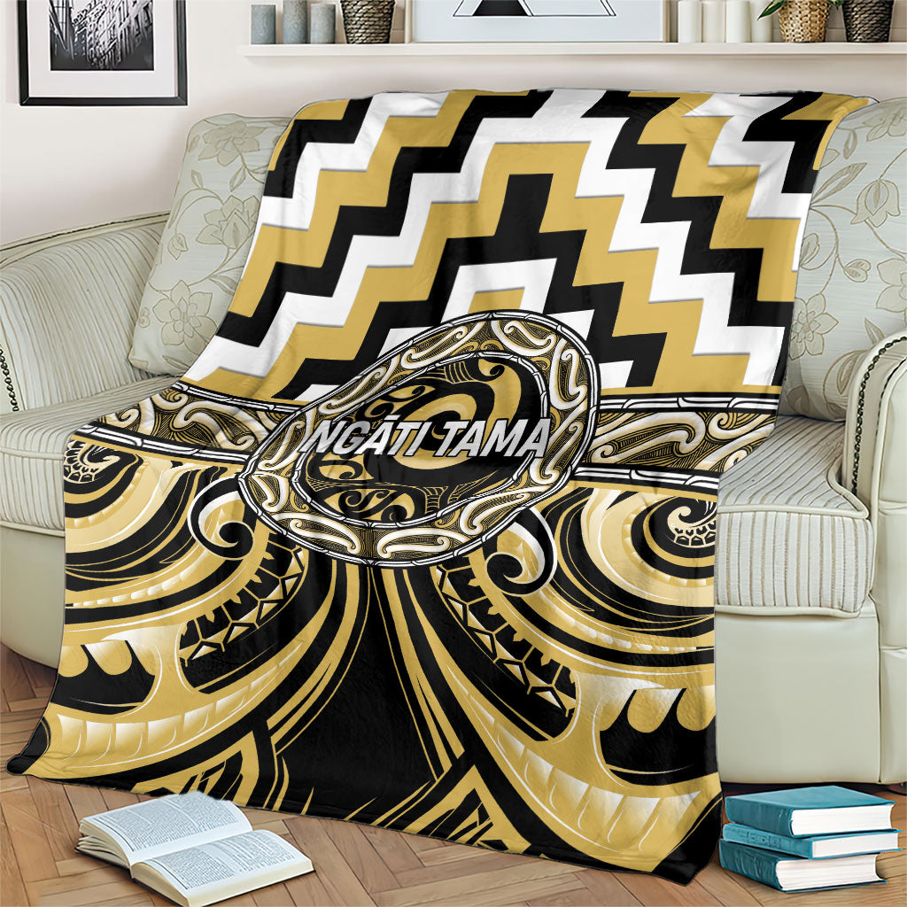 Aotearoa Ngati Tama Blanket Maori Iwi Poutama Puhoro Tattoo LT14 - Polynesian Pride
