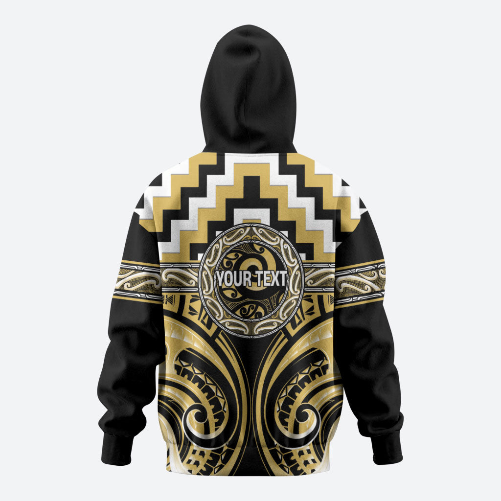 Aotearoa Ngati Tama Personalised Zip Hoodie Maori Iwi Poutama Puhoro Tattoo LT14 - Polynesian Pride