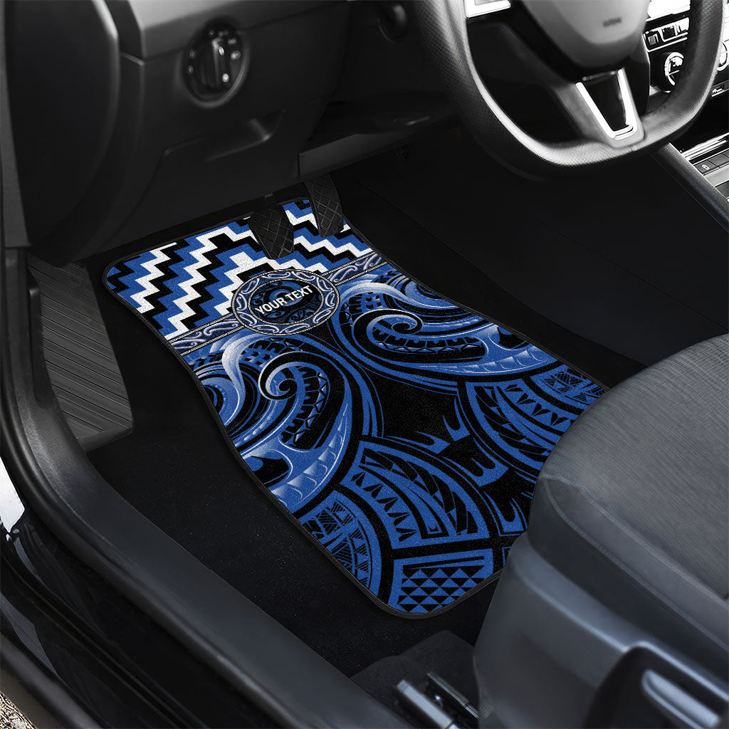 Aotearoa Ngati Ruanui Personalised Car Mats Maori Iwi Poutama Puhoro Tattoo LT14 - Polynesian Pride