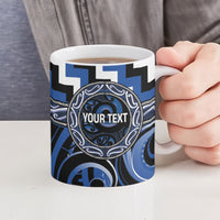 Aotearoa Ngati Ruanui Personalised Ceramic Mug Maori Iwi Poutama Puhoro Tattoo LT14 - Polynesian Pride