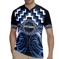 Aotearoa Ngati Ruanui Personalised Rugby Jersey Maori Iwi Poutama Puhoro Tattoo LT14 - Polynesian Pride