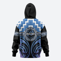 Aotearoa Ngaruahine Personalised Hoodie Maori Iwi Poutama Puhoro Tattoo LT14 - Polynesian Pride