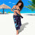 Nukuoro Atoll Sarong Polynesian Shark Tattoo Purple Gradient Vibes