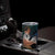 Kwajalein Atoll Tumbler Cup Polynesian Shark Tattoo Gradient Vibes