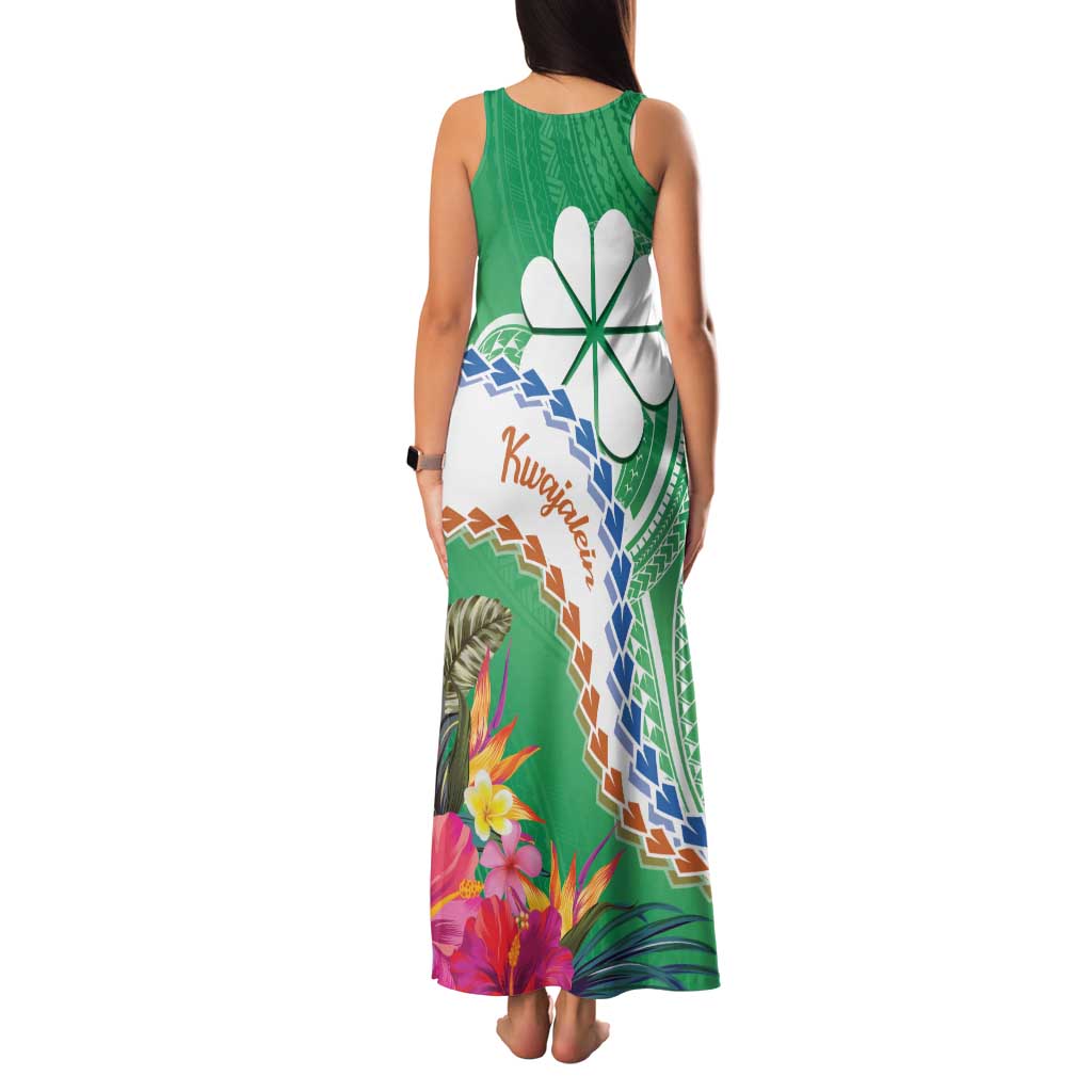 Marshall Islands Kwajalein Atoll Family Matching Tank Maxi Dress and Hawaiian Shirt Curves Polynesian Mix Tropical Flowers LT14 - Polynesian Pride