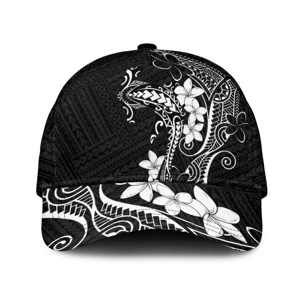 Black Hawaii Classic Cap Hammerhead Shark Tattoo Curve Polynesian - Polynesian Pride