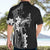 Black Hawaii Hawaiian Shirt Hammerhead Shark Tattoo Curve Polynesian - Polynesian Pride