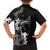 Black Hawaii Hawaiian Shirt Hammerhead Shark Tattoo Curve Polynesian - Polynesian Pride