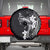 Black Hawaii Spare Tire Cover Hammerhead Shark Tattoo Curve Polynesian - Polynesian Pride