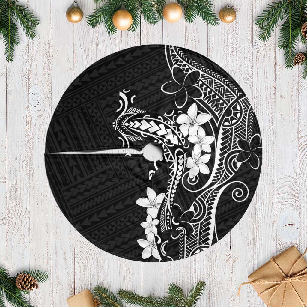 Black Hawaii Tree Skirt Hammerhead Shark Tattoo Curve Polynesian - Polynesian Pride
