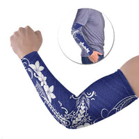 Blue Hawaii Arm Sleeves Hammerhead Shark Tattoo Curve Polynesian - Polynesian Pride