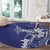 Blue Hawaii Round Carpet Hammerhead Shark Tattoo Curve Polynesian - Polynesian Pride