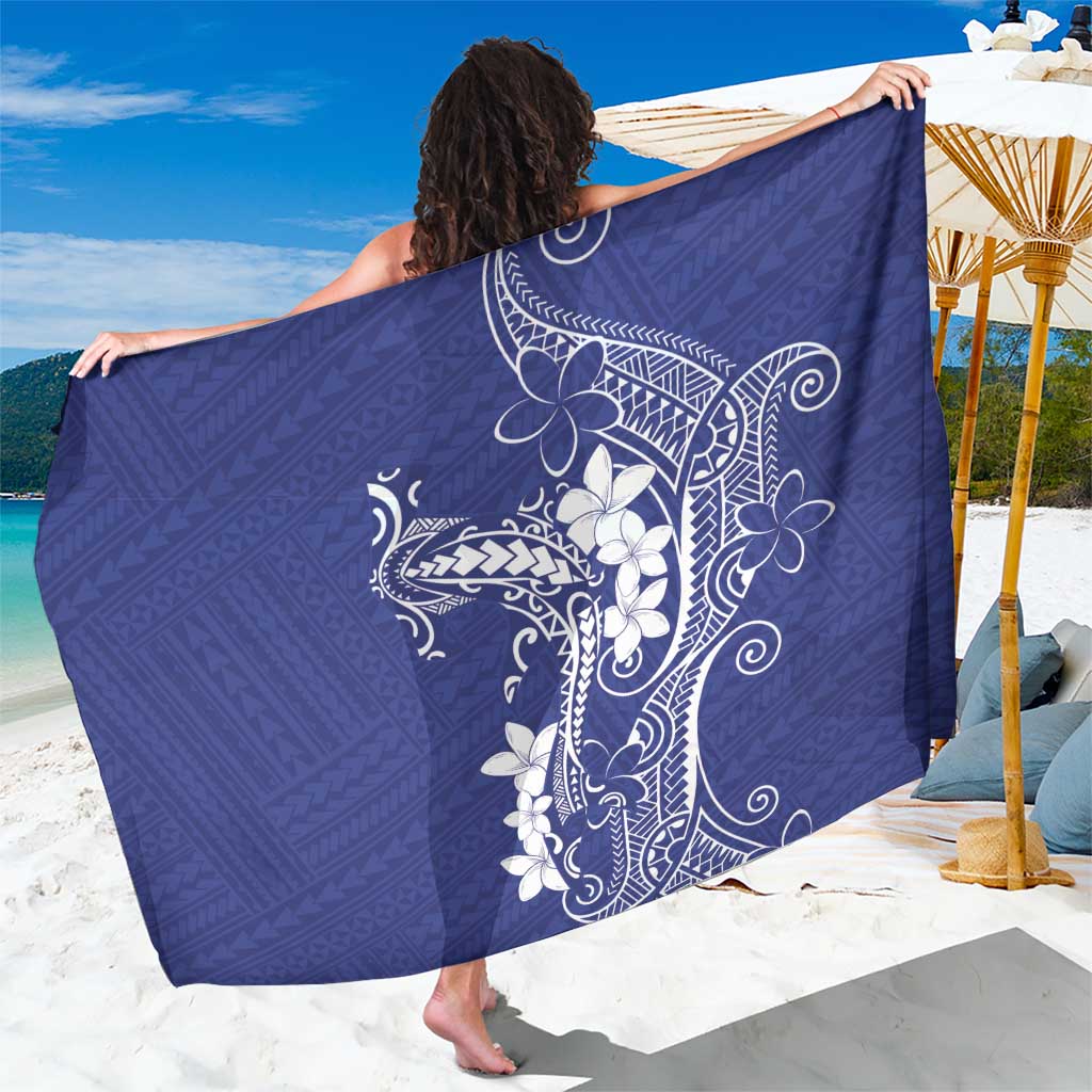 Blue Hawaii Sarong Hammerhead Shark Tattoo Curve Polynesian - Polynesian Pride