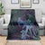 Purple Paradise Hawaii Blanket Hammerhead Shark Tattoo Curve Polynesian - Polynesian Pride