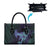 Purple Paradise Hawaii Leather Bag Hammerhead Shark Tattoo Curve Polynesian - Polynesian Pride