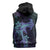 Purple Paradise Hawaii Sleeveless Zip Hoodie Hammerhead Shark Tattoo Curve Polynesian - Polynesian Pride