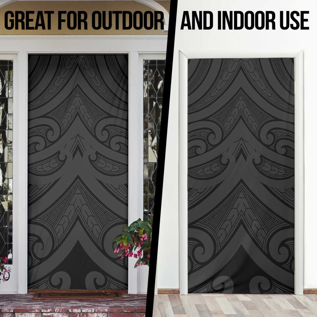 Poutama Korowai New Zealand Door Cover Aotearoa Maori Tattoo - Polynesian Pride