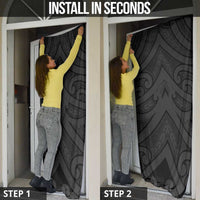 Poutama Korowai New Zealand Door Cover Aotearoa Maori Tattoo - Polynesian Pride