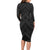 Poutama Korowai New Zealand Family Matching Long Sleeve Bodycon Dress and Hawaiian Shirt Aotearoa Maori Tattoo - Polynesian Pride