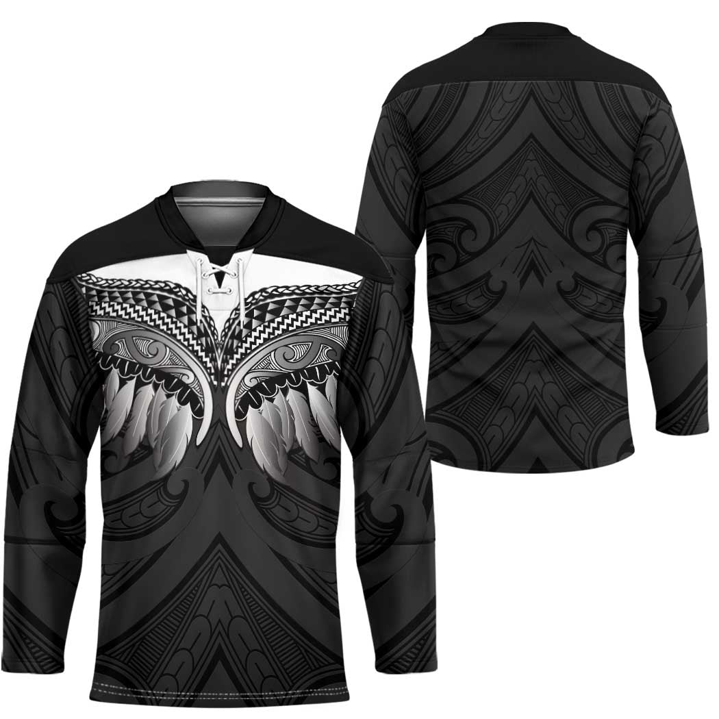 Poutama Korowai New Zealand Hockey Jersey Aotearoa Maori Tattoo - Polynesian Pride