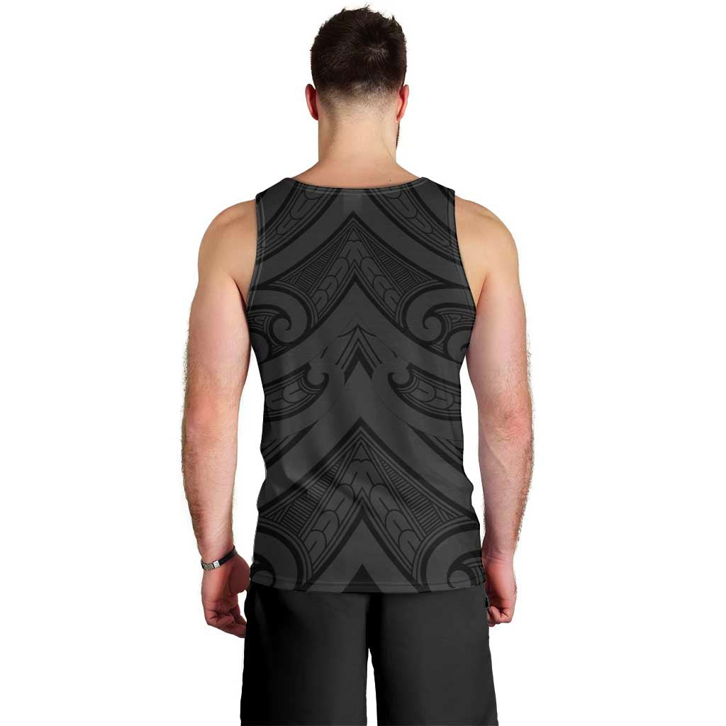 Poutama Korowai New Zealand Men Tank Top Aotearoa Maori Tattoo - Polynesian Pride