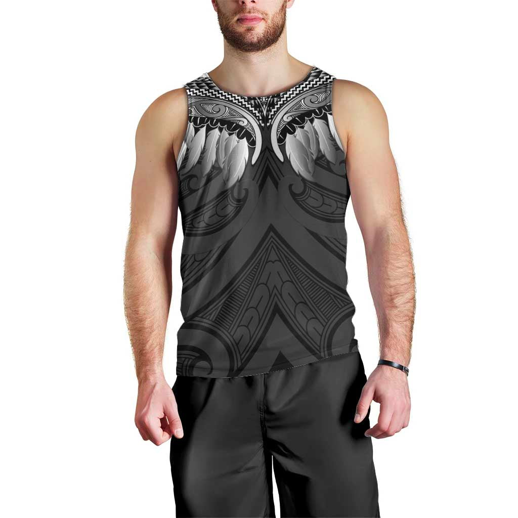Poutama Korowai New Zealand Men Tank Top Aotearoa Maori Tattoo - Polynesian Pride