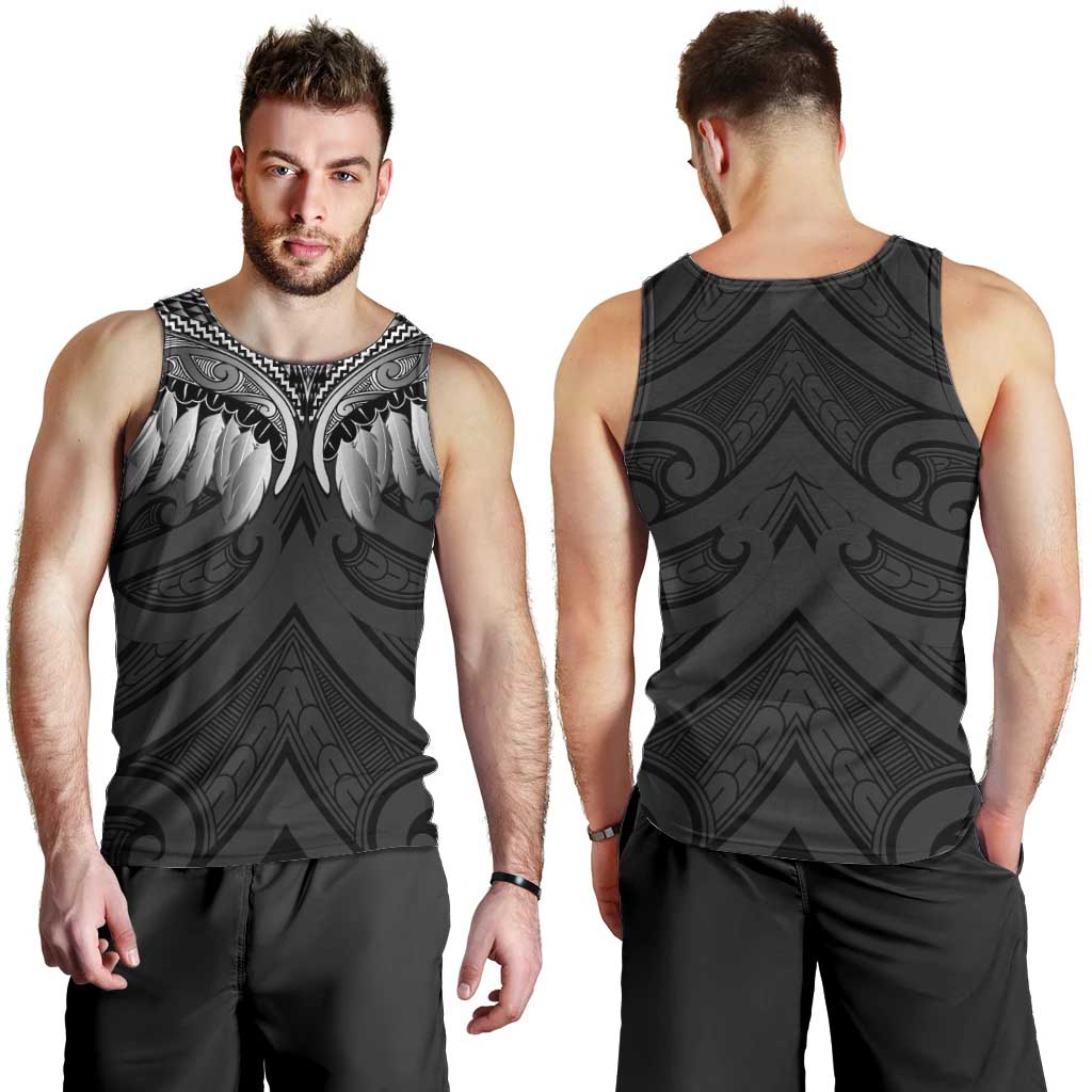 Poutama Korowai New Zealand Men Tank Top Aotearoa Maori Tattoo - Polynesian Pride