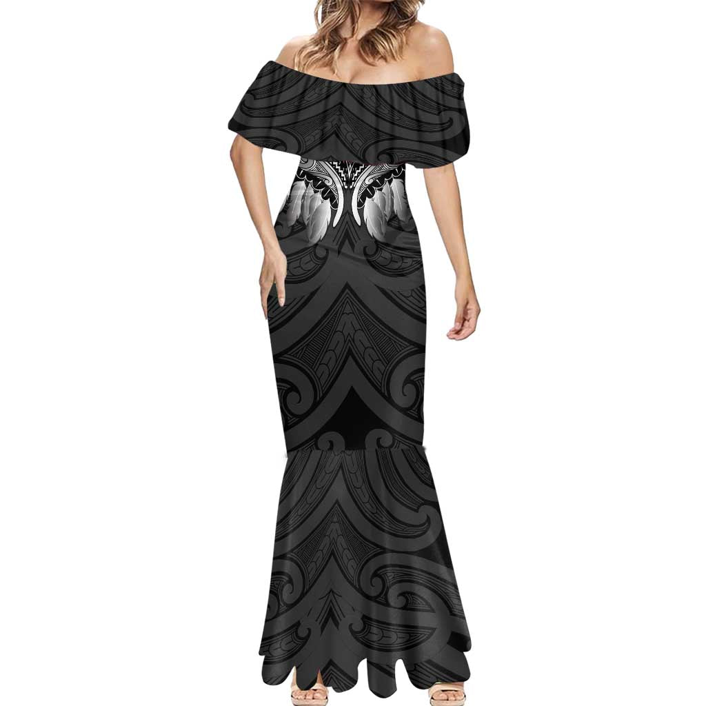 Poutama Korowai New Zealand Mermaid Dress Aotearoa Maori Tattoo - Polynesian Pride