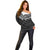 Poutama Korowai New Zealand Off Shoulder Sweater Aotearoa Maori Tattoo - Polynesian Pride