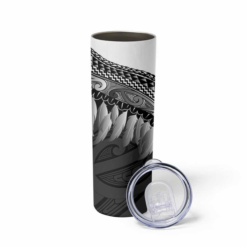 Poutama Korowai New Zealand Skinny Tumbler Aotearoa Maori Tattoo LT14 - Polynesian Pride
